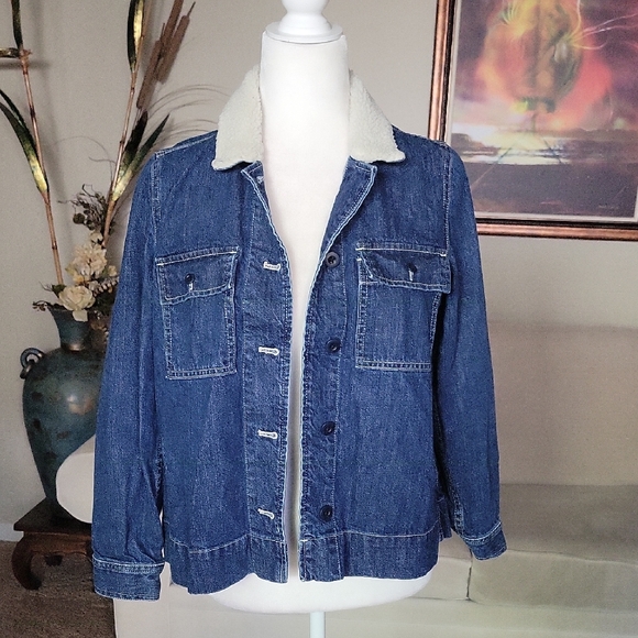 Madewell Women's Blue Denim Jacket - Picture 1 of 9